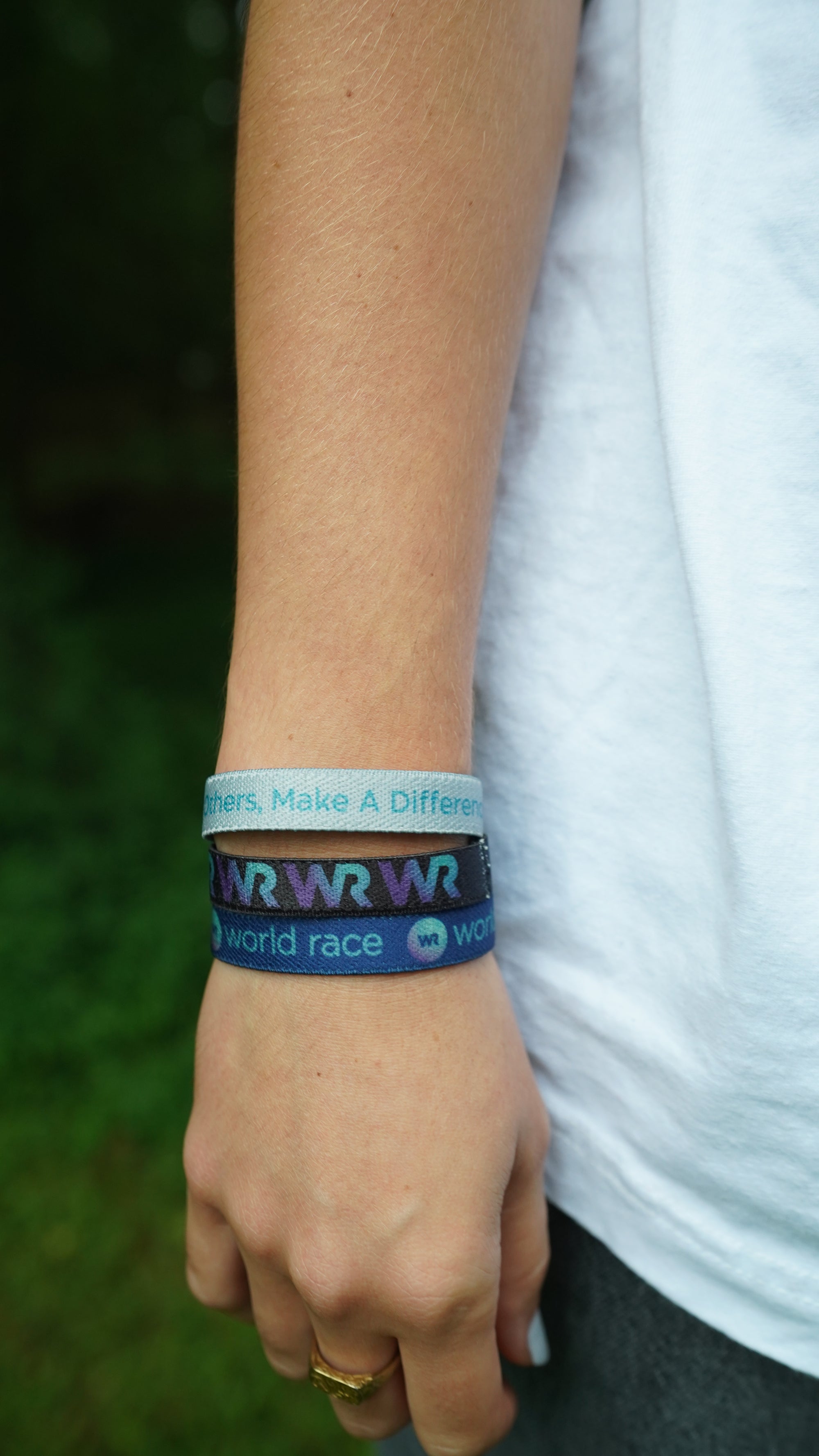 World Race Elastic Bracelets