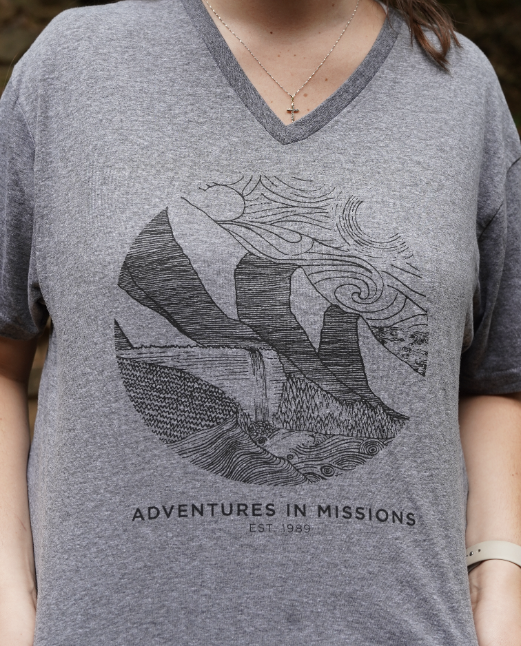 Vintage Adventures in Missions V-Neck